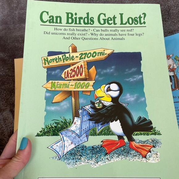 Highlights Paperback Books for Children Lot of 3 answers questions kids Vintage - Picture 4 of 9